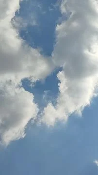 Blue sky white clouds background nature air atmosphere weather Stock Photos