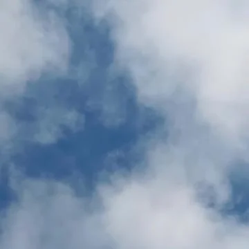 Blue Sky with White Clouds Background Foto stock