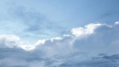 Blue Sky with White Clouds Background Foto stock