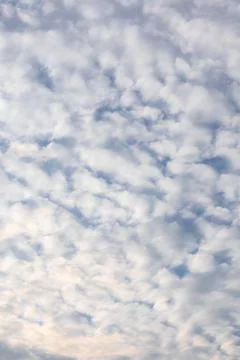 Blue Sky with White Clouds Background 스톡 사진