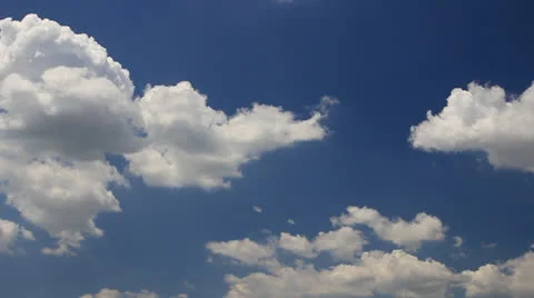 Blue sky white clouds Video stock 22788623