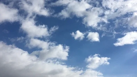 Blue sky with white clouds Stock Footage 103428716