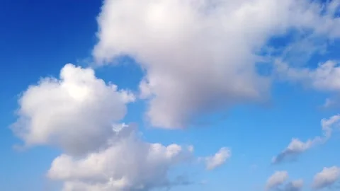 Blue sky white clouds Stock Footage 141471107