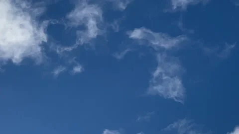Blue Sky with white clouds Stock Footage 169437297