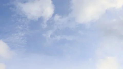 Blue Sky with white clouds Stock Footage 170386789