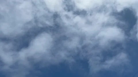 Blue Sky White Clouds Stock Footage 194334765