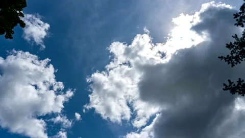 Blue sky white clouds. Stock Footage 201456820