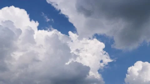 Blue sky white clouds Stock Footage 201936451