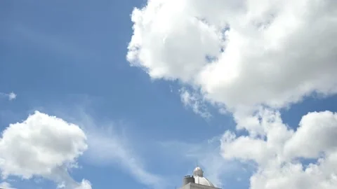 Blue sky white clouds Stock Footage 232991562