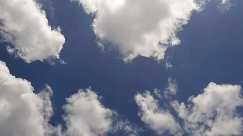 Blue Sky &amp; White Clouds Stock Footage 236392543