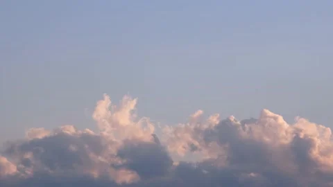 Blue sky white clouds. Stock Footage 237886819