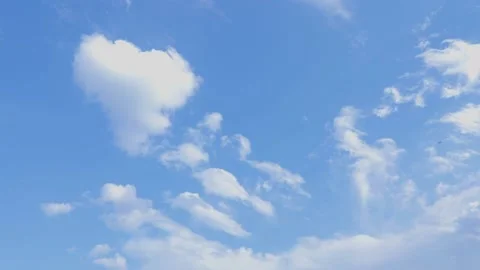 Blue sky with white clouds Stock Footage 238393156