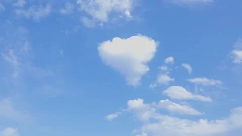 Blue sky with white clouds Video stock 240481043