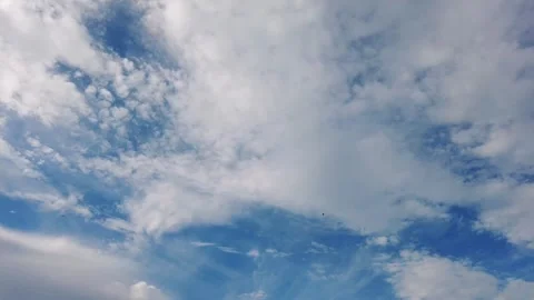 Blue sky with white clouds. Stock Footage 247765783