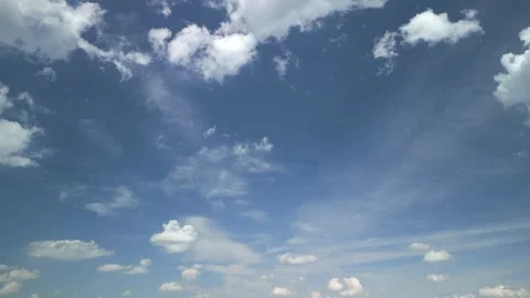 Blue sky with white clouds. Stock Footage 274561548