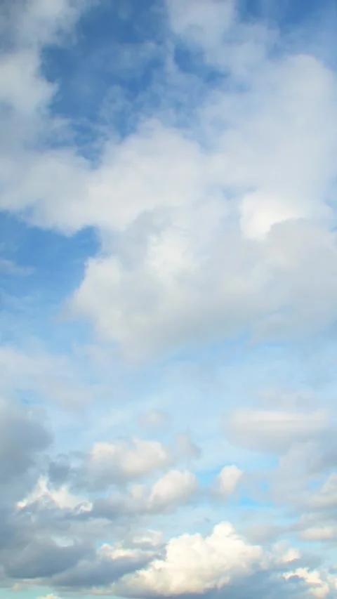 Blue sky with white clouds 스톡 동영상 342596375