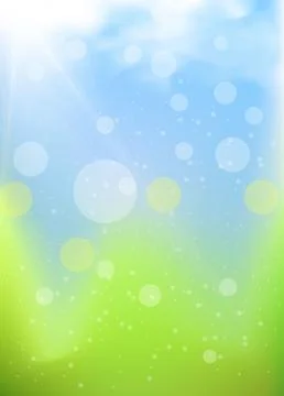 Blue sky with white clouds Stock Illustration