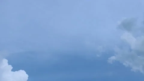 Blue sky with white clouds moving Stock-Footage 160111683