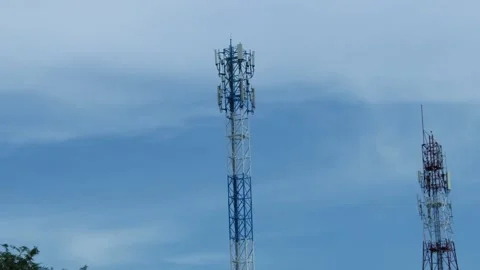 Blue sky with white clouds moving Stock-Footage 160111698
