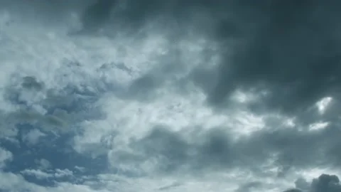 Blue sky with white clouds moving Stock-Footage 160111762