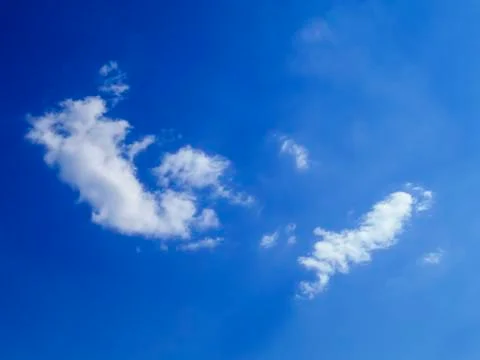 Blue sky with white clouds Stock Photos