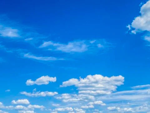 Blue sky with white clouds Stock Photos