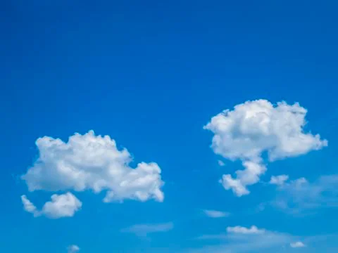 Blue sky with white clouds Stock Photos