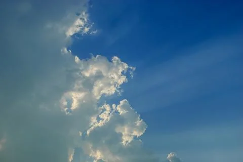 Blue sky with white clouds Stock-Fotos