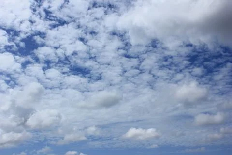Blue sky white clouds Stock Photos