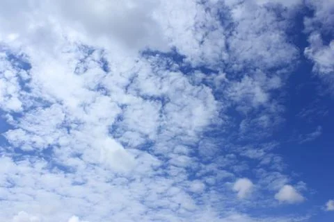 Blue sky white clouds Stock Photos