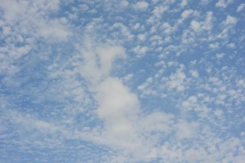 Blue sky with white clouds Stock Photos
