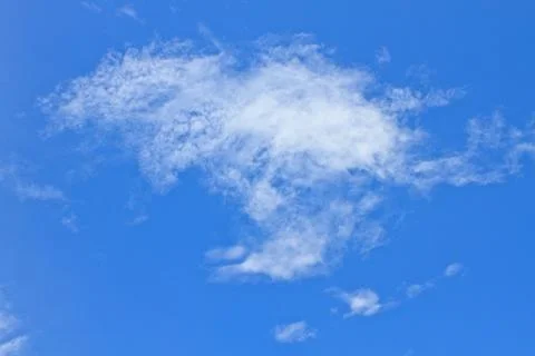 Blue sky with white clouds Stock Photos