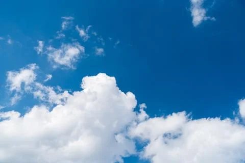 Blue Sky With White Clouds Stock Photos