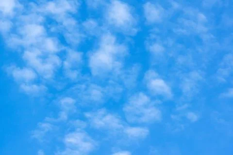 The blue sky with white clouds Stock Photos