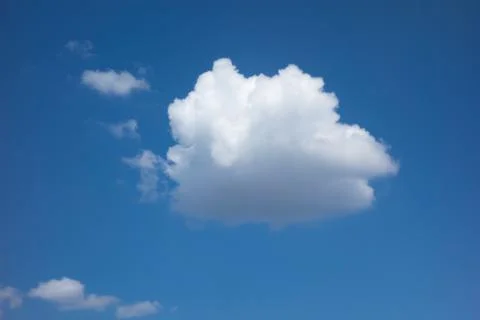 Blue sky with white clouds Stock Photos