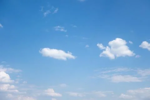 Blue sky with white clouds Stock Photos
