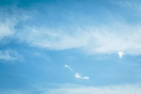 Blue Sky With White Clouds 写真素材