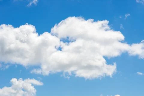Blue sky with white clouds Stock Photos