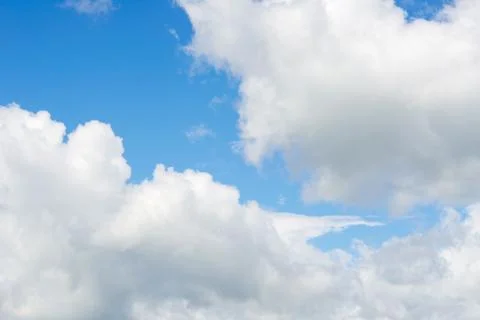 Blue sky with white clouds Stock Photos