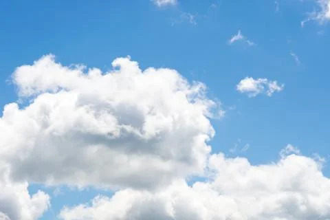 Blue sky with white clouds Stock Photos