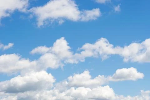 Blue sky with white clouds Stock Photos
