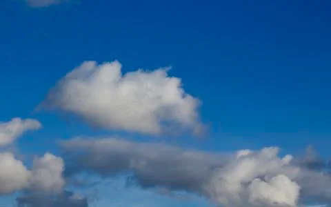 Blue sky with white clouds Stock Photos