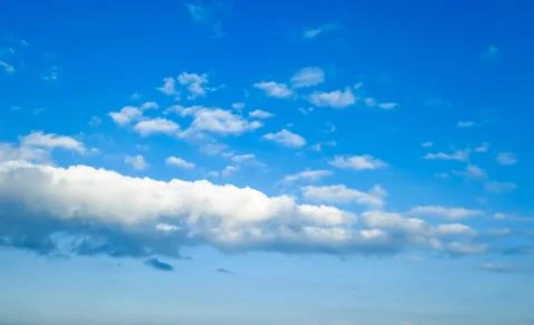 Blue sky with white clouds Stock Photos