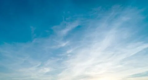 Blue sky with white clouds. Stock Photos