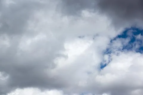 Blue sky with white clouds Stock Photos