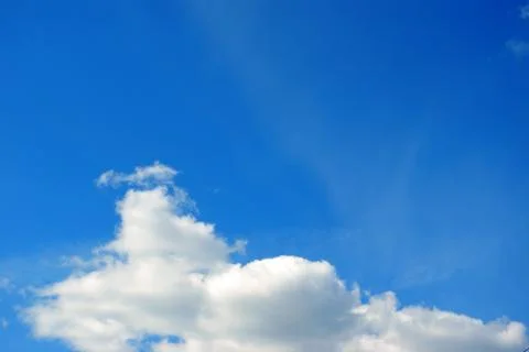 Blue sky with white clouds Stock Photos
