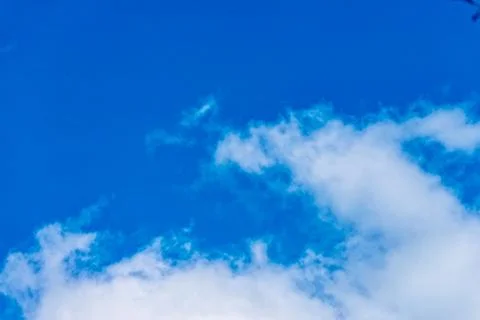 Blue Sky with white clouds Stock Photos