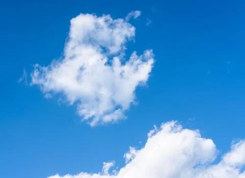 Blue sky with white clouds 스톡 사진