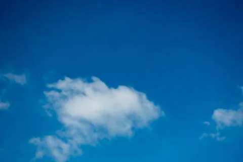 Blue sky with white clouds Foto stock