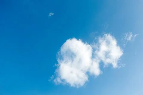Blue sky with white clouds Stock Photos